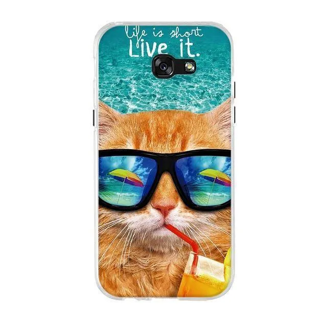 Case For Samsung Galaxy A5 2017 Case 5.2" Silicone Case For Samsung Galaxy A5 2017 A520F Cover Soft TPU Cover For Samsung a5 bag