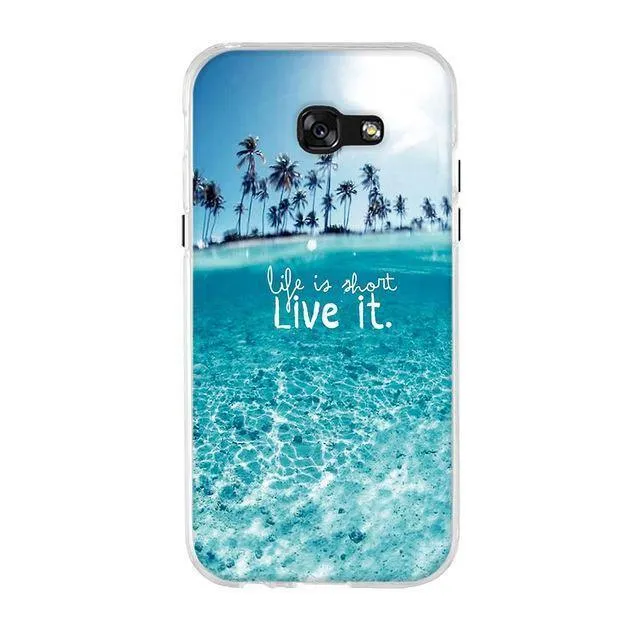 Case For Samsung Galaxy A5 2017 Case 5.2" Silicone Case For Samsung Galaxy A5 2017 A520F Cover Soft TPU Cover For Samsung a5 bag