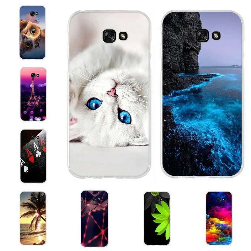 For Samsung Galaxy A7 2017 A720F 5.7" Case 3D Soft TPU Silicon Case For Samsung a7 2017 Phone fundas For Samsung Galaxy A7 A720F