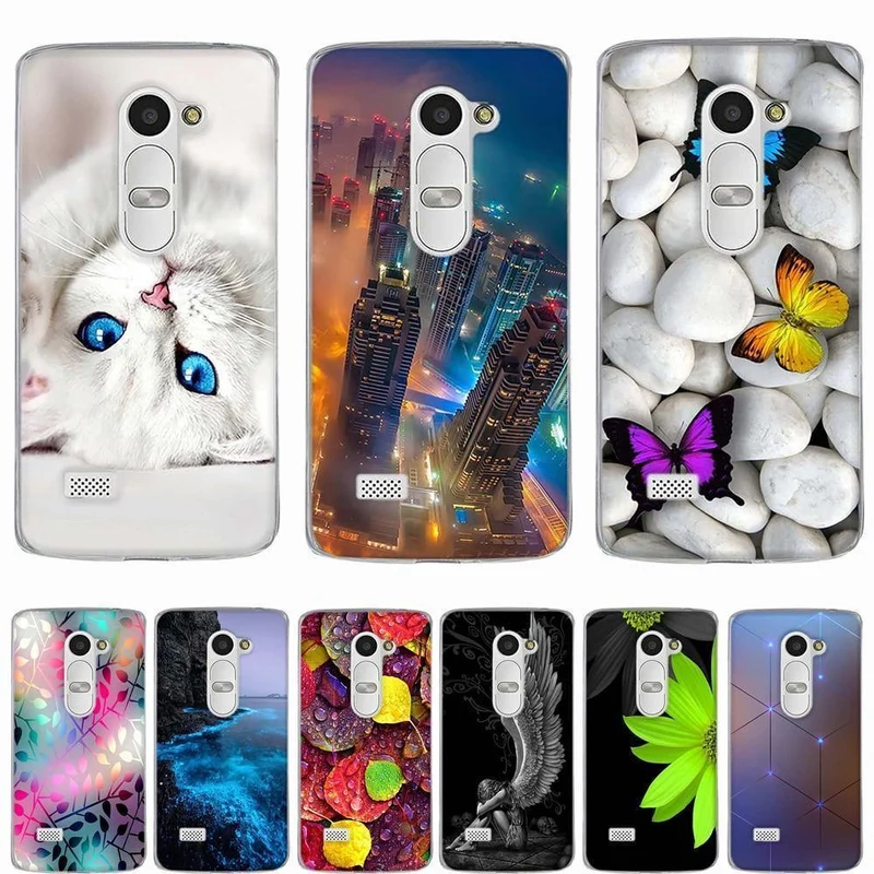 LG Leon 4G LTE H340N Soft Silicone Back Cover Case For LG H320 H340 H324 c40 Case Phone Coque For LG Leon Bag 3D Relief Case