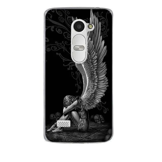 LG Leon 4G LTE H340N Soft Silicone Back Cover Case For LG H320 H340 H324 c40 Case Phone Coque For LG Leon Bag 3D Relief Case