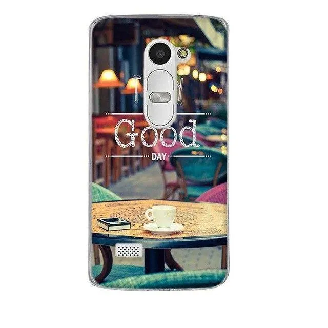 LG Leon 4G LTE H340N Soft Silicone Back Cover Case For LG H320 H340 H324 c40 Case Phone Coque For LG Leon Bag 3D Relief Case