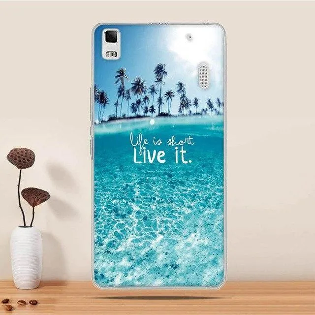 Case For Lenovo K3 NOTE A7000 Case Silicone Soft Cover Phone Case for Lenovo K3 note K50 A7000 A 7000 a7000 Lemon K50-T5 Cover