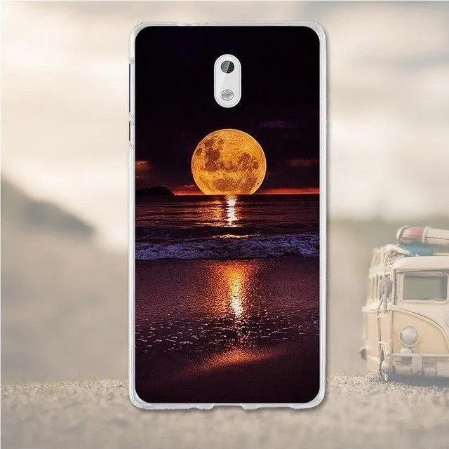 Silicone Cover For Nokia 3 Case Cover Coque For 3D Relief Drawing Soft TPU Coque For Nokia 3 Cover 5.0 Inches Mobile Phone Bag