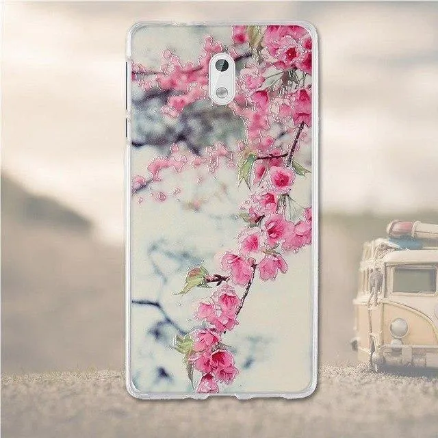 Silicone Cover For Nokia 3 Case Cover Coque For 3D Relief Drawing Soft TPU Coque For Nokia 3 Cover 5.0 Inches Mobile Phone Bag