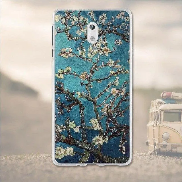 Silicone Cover For Nokia 3 Case Cover Coque For 3D Relief Drawing Soft TPU Coque For Nokia 3 Cover 5.0 Inches Mobile Phone Bag
