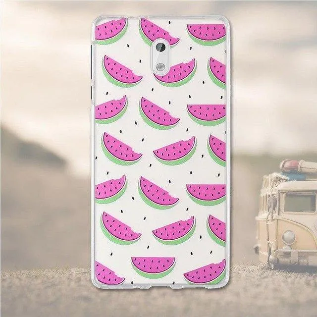 Silicone Cover For Nokia 3 Case Cover Coque For 3D Relief Drawing Soft TPU Coque For Nokia 3 Cover 5.0 Inches Mobile Phone Bag