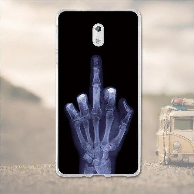 Silicone Cover For Nokia 3 Case Cover Coque For 3D Relief Drawing Soft TPU Coque For Nokia 3 Cover 5.0 Inches Mobile Phone Bag