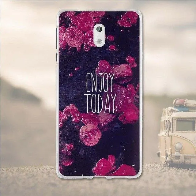 Silicone Cover For Nokia 3 Case Cover Coque For 3D Relief Drawing Soft TPU Coque For Nokia 3 Cover 5.0 Inches Mobile Phone Bag