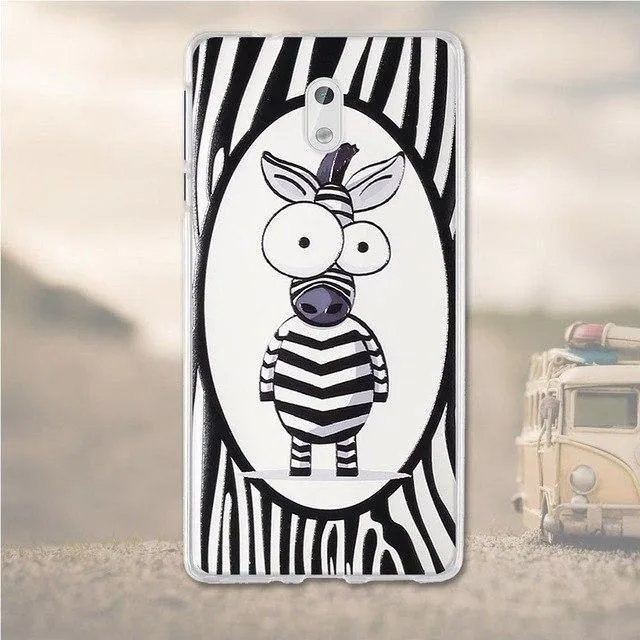 Silicone Cover For Nokia 3 Case Cover Coque For 3D Relief Drawing Soft TPU Coque For Nokia 3 Cover 5.0 Inches Mobile Phone Bag