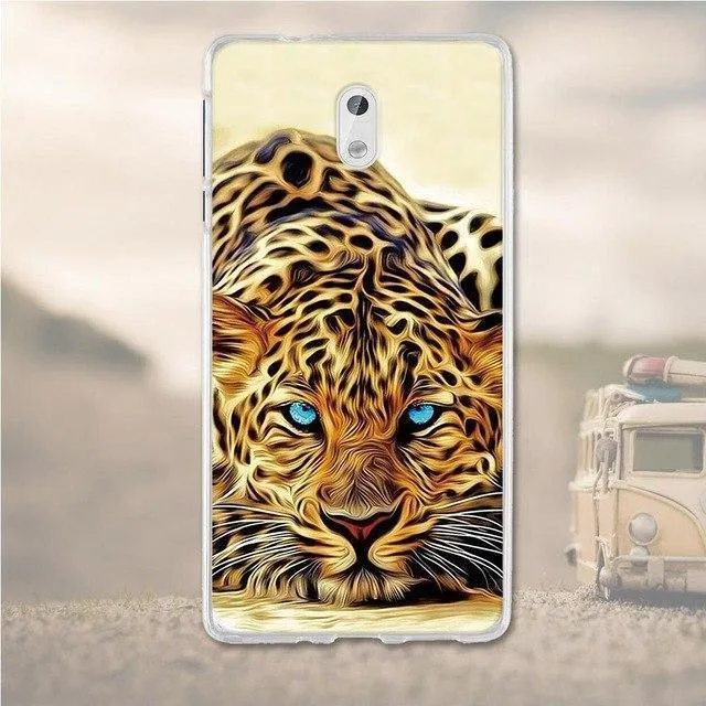Silicone Cover For Nokia 3 Case Cover Coque For 3D Relief Drawing Soft TPU Coque For Nokia 3 Cover 5.0 Inches Mobile Phone Bag