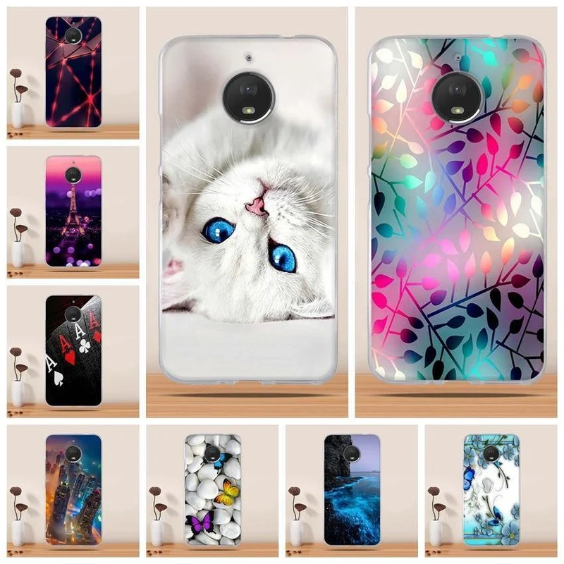 Motorola Moto E4 Plus Case Cover 5.5"Silicone Phone Case for Moto E4 Plus Cover For Moto E Plus (4th Gen.)Europe version bag