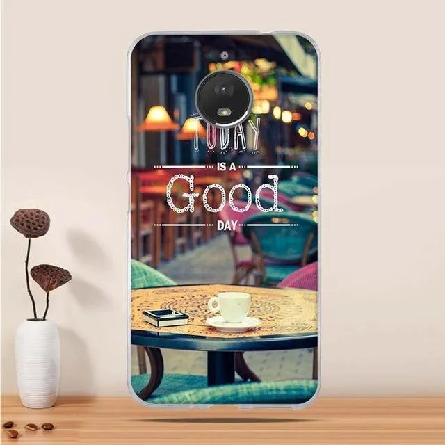 Motorola Moto E4 Plus Case Cover 5.5"Silicone Phone Case for Moto E4 Plus Cover For Moto E Plus (4th Gen.)Europe version bag