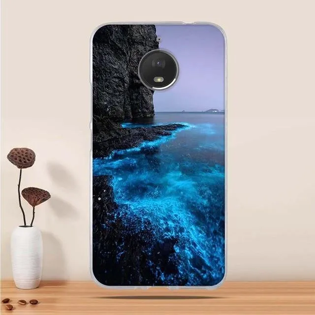 Motorola Moto E4 Plus Case Cover 5.5"Silicone Phone Case for Moto E4 Plus Cover For Moto E Plus (4th Gen.)Europe version bag