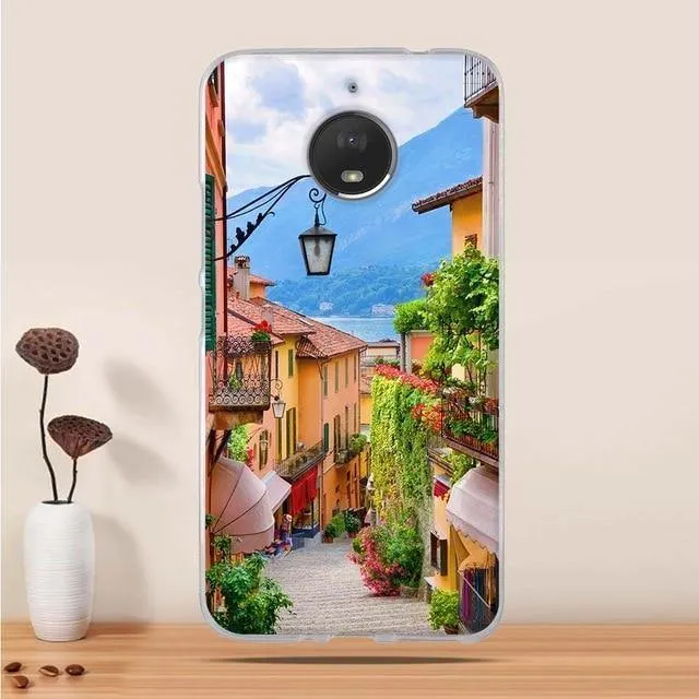 Motorola Moto E4 Plus Case Cover 5.5"Silicone Phone Case for Moto E4 Plus Cover For Moto E Plus (4th Gen.)Europe version bag