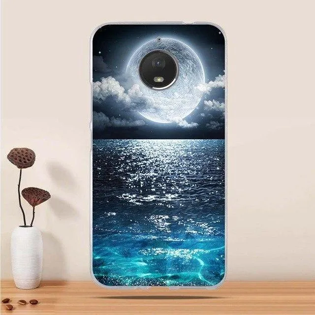 Motorola Moto E4 Plus Case Cover 5.5"Silicone Phone Case for Moto E4 Plus Cover For Moto E Plus (4th Gen.)Europe version bag