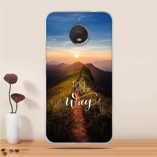 Motorola Moto E4 Plus Case Cover 5.5"Silicone Phone Case for Moto E4 Plus Cover For Moto E Plus (4th Gen.)Europe version bag