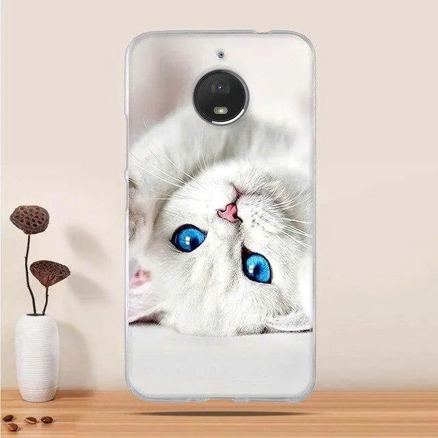 Motorola Moto E4 Plus Case Cover 5.5"Silicone Phone Case for Moto E4 Plus Cover For Moto E Plus (4th Gen.)Europe version bag