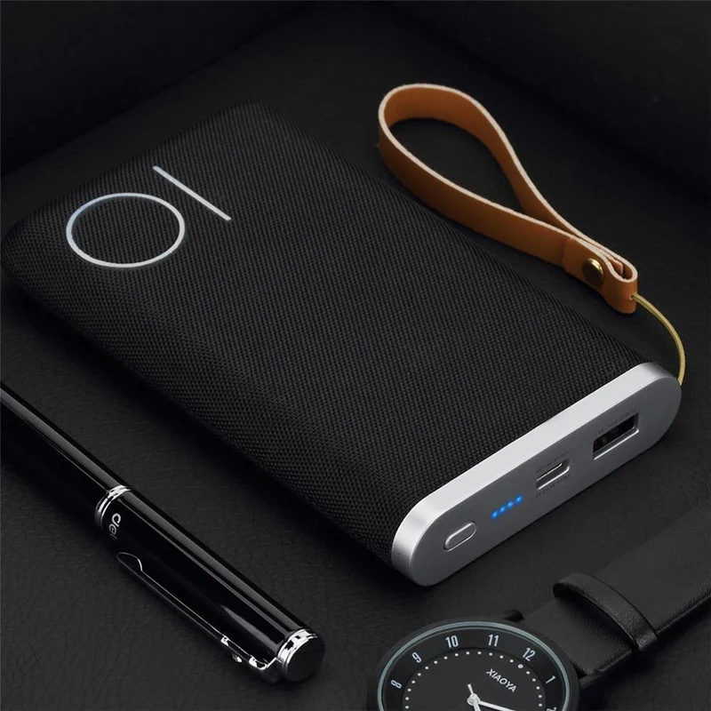 ROCK Power Bank 10000 mAh Typ C Schnellladung Pover Tragbares externes Ladegerät Powerbank für iPhone Samsung Xiaomi