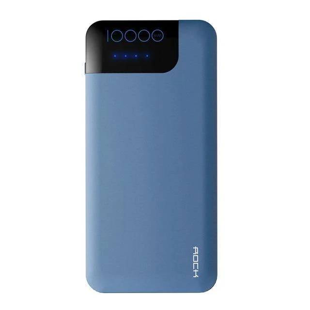 ROCK Schnellladung Powerbank 10000mAh 5V / 9V / 12V Smart QC 3.0 Powerbank mit Digitalanzeige TYP C Tragbare externe Batterie