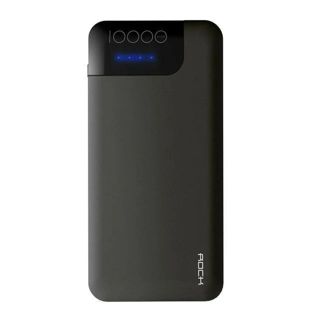 ROCK Schnellladung Powerbank 10000mAh 5V / 9V / 12V Smart QC 3.0 Powerbank mit Digitalanzeige TYP C Tragbare externe Batterie