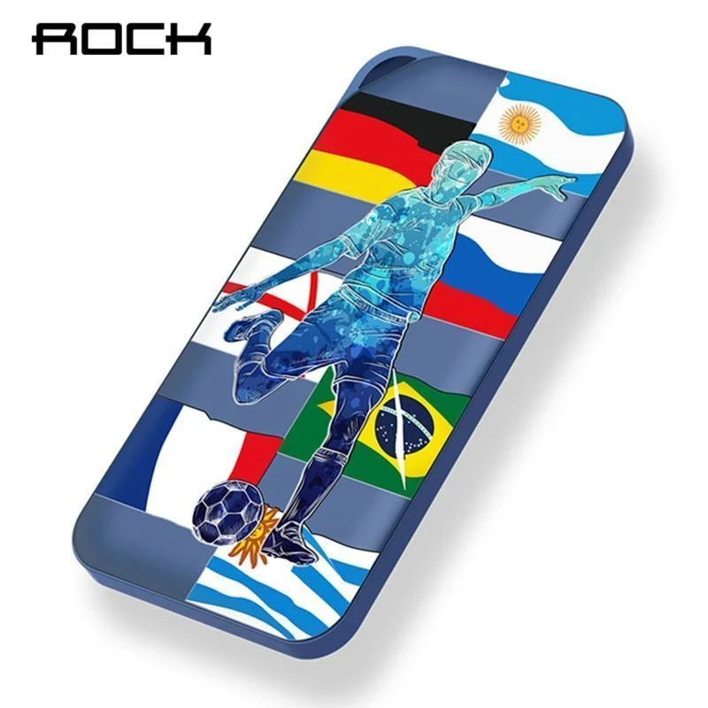 ROCK 2018 Slim Power Bank 10000 mAh für World Powerbank 2.1 A Ausgang Externer Akku Tragbares Ladegerät für iPhone Samsung
