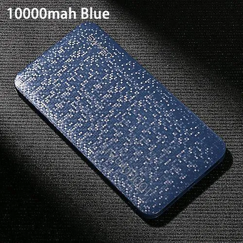 USAMS Power Bank 15 mm Ultra Slim 10000 mAh Powerbank Mobiltelefon 2.1 A Ausgang 10000 mAh Universal-Telefon Externer Akku