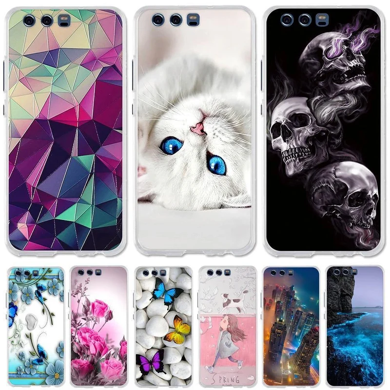 Huawei P10 Case Cover 3D Soft TPU for huawei P10 P 10 Cover Case Silicone Mobile Phone Bags For huawei P10 5.1" Phone Case