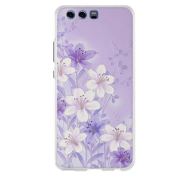 Huawei P10 Case Cover 3D Soft TPU for huawei P10 P 10 Cover Case Silicone Mobile Phone Bags For huawei P10 5.1" Phone Case