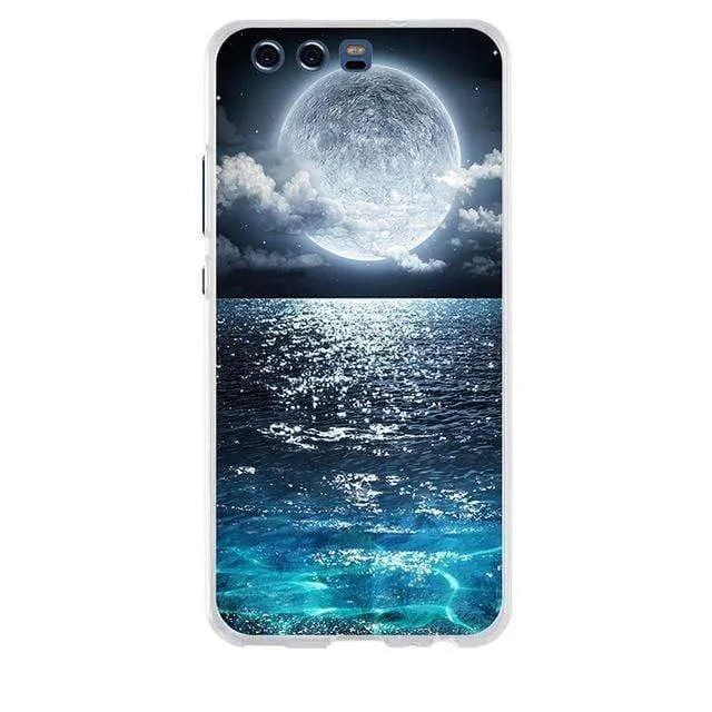 Huawei P10 Case Cover 3D Soft TPU for huawei P10 P 10 Cover Case Silicone Mobile Phone Bags For huawei P10 5.1" Phone Case