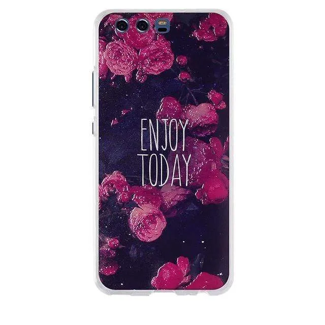 Huawei P10 Case Cover 3D Soft TPU for huawei P10 P 10 Cover Case Silicone Mobile Phone Bags For huawei P10 5.1" Phone Case