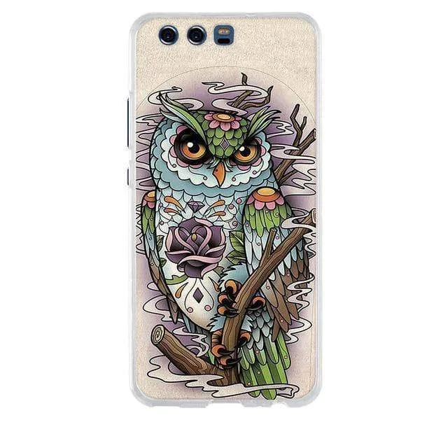 Huawei P10 Case Cover 3D Soft TPU for huawei P10 P 10 Cover Case Silicone Mobile Phone Bags For huawei P10 5.1" Phone Case
