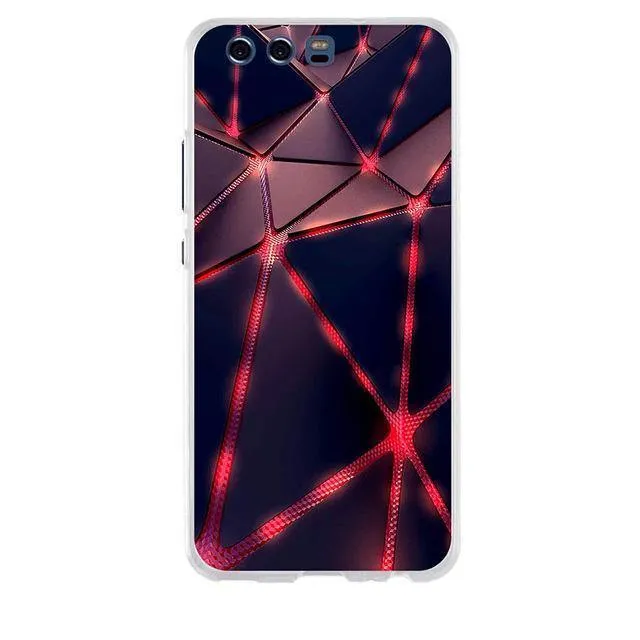 Huawei P10 Case Cover 3D Soft TPU for huawei P10 P 10 Cover Case Silicone Mobile Phone Bags For huawei P10 5.1" Phone Case
