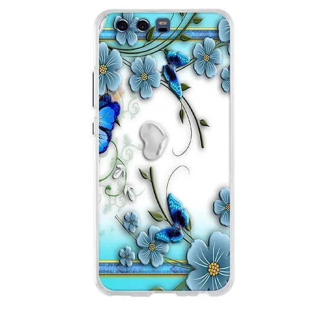 Huawei P10 Case Cover 3D Soft TPU for huawei P10 P 10 Cover Case Silicone Mobile Phone Bags For huawei P10 5.1" Phone Case