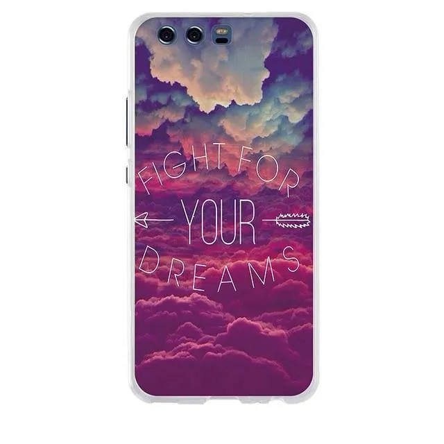 Huawei P10 Case Cover 3D Soft TPU for huawei P10 P 10 Cover Case Silicone Mobile Phone Bags For huawei P10 5.1" Phone Case