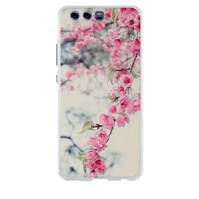 Huawei P10 Case Cover 3D Soft TPU for huawei P10 P 10 Cover Case Silicone Mobile Phone Bags For huawei P10 5.1" Phone Case
