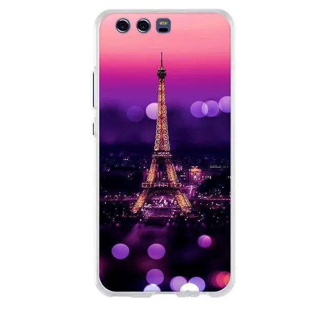 Huawei P10 Case Cover 3D Soft TPU for huawei P10 P 10 Cover Case Silicone Mobile Phone Bags For huawei P10 5.1" Phone Case