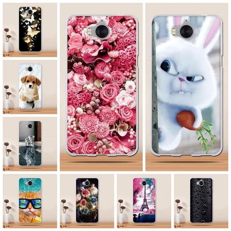 Huawei Y5 2017 Cases Cover for Huawei Y6 2017 Cover Silicon Phone Case for Huawei Y5 III fundas for huawei Honor 6 Play bags
