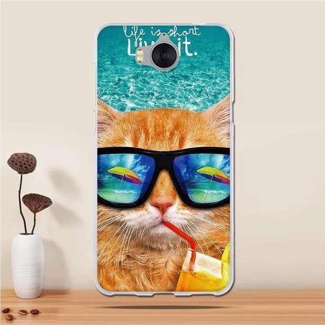 Huawei Y5 2017 Cases Cover for Huawei Y6 2017 Cover Silicon Phone Case for Huawei Y5 III fundas for huawei Honor 6 Play bags