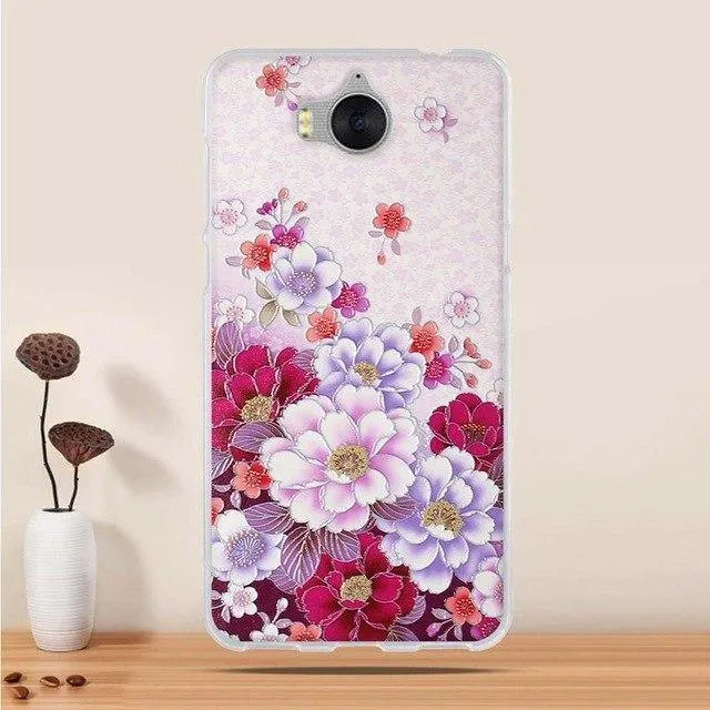 Huawei Y5 2017 Cases Cover for Huawei Y6 2017 Cover Silicon Phone Case for Huawei Y5 III fundas for huawei Honor 6 Play bags