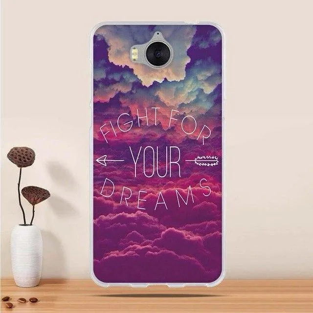 Huawei Y5 2017 Cases Cover for Huawei Y6 2017 Cover Silicon Phone Case for Huawei Y5 III fundas for huawei Honor 6 Play bags