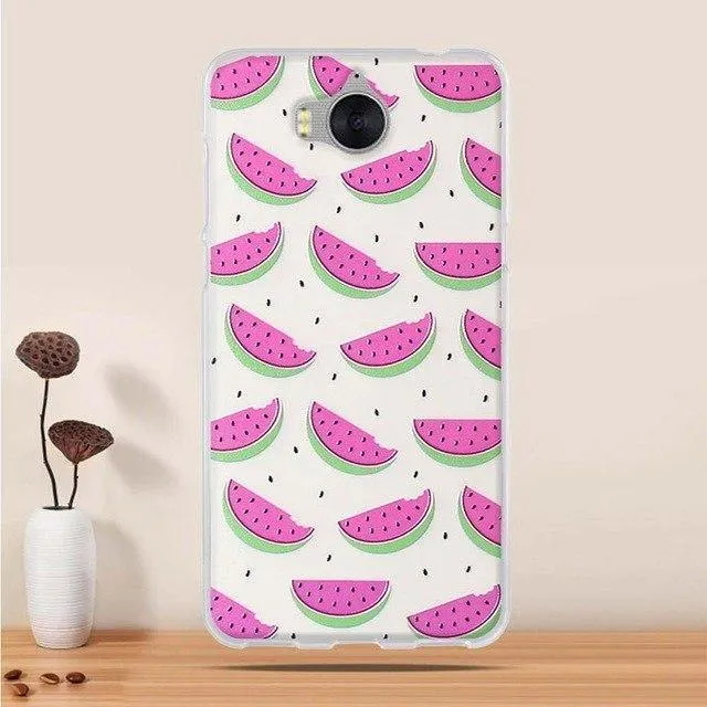 Huawei Y5 2017 Cases Cover for Huawei Y6 2017 Cover Silicon Phone Case for Huawei Y5 III fundas for huawei Honor 6 Play bags
