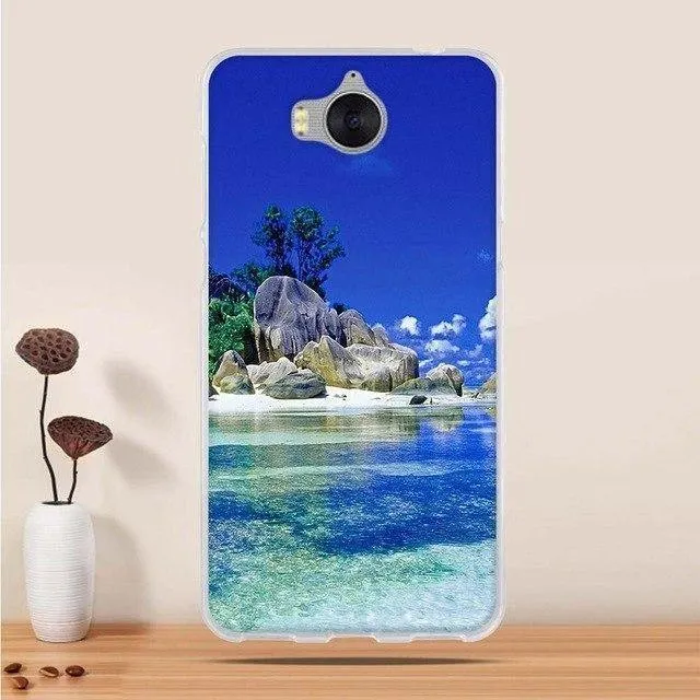 Huawei Y5 2017 Cases Cover for Huawei Y6 2017 Cover Silicon Phone Case for Huawei Y5 III fundas for huawei Honor 6 Play bags