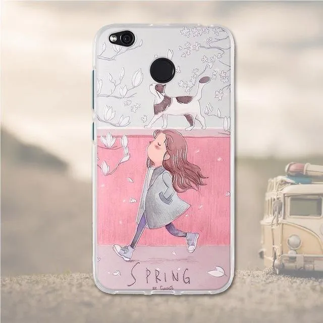 Cases For Xiaomi Redmi 4X Case Cover Silicon Cute Cover For Xiaomi Redmi 4X Pro Case Cover For Xiaomi Redmi 4X Phone case Fundas