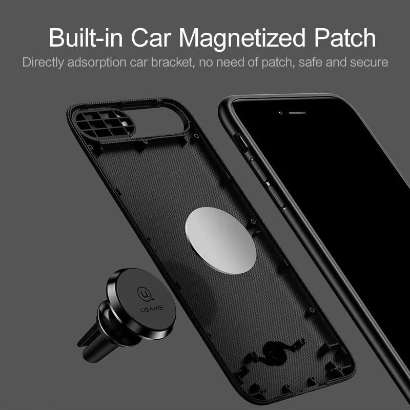 USAMS Akkuladegeräte für iPhone 6 6s 7 8 Plus 3000/4200 mAh Power Bank Case Ultra Slim Externes Pack Backup-Ladegerät