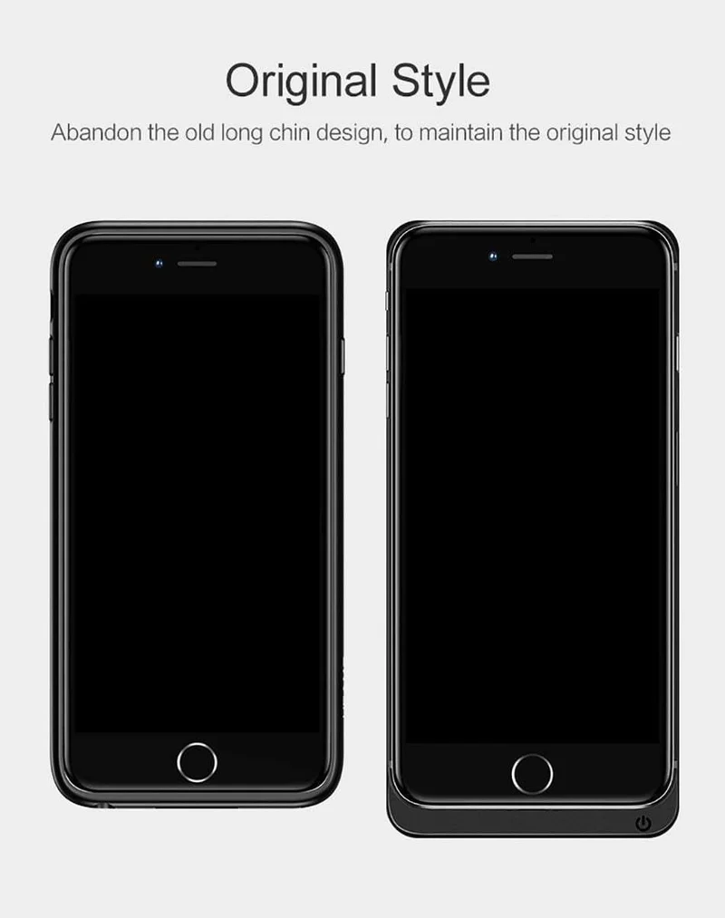 USAMS Akkuladegeräte für iPhone 6 6s 7 8 Plus 3000/4200 mAh Power Bank Case Ultra Slim Externes Pack Backup-Ladegerät