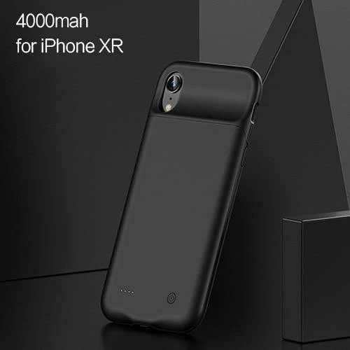Batterie-Kasten für iPhone X XR XS XSmax, USAMS 4000mAh Fall des externen Ladegeräts Ersatzenergie-Bank-beweglicher Energie-Aufladungsfall