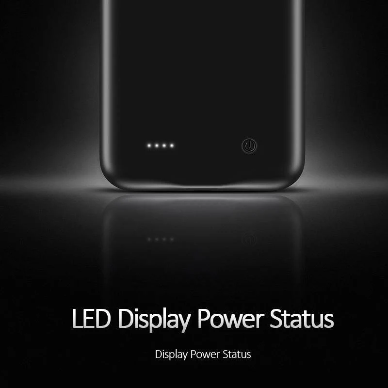 Batterie-Kasten für iPhone X XR XS XSmax, USAMS 4000mAh Fall des externen Ladegeräts Ersatzenergie-Bank-beweglicher Energie-Aufladungsfall