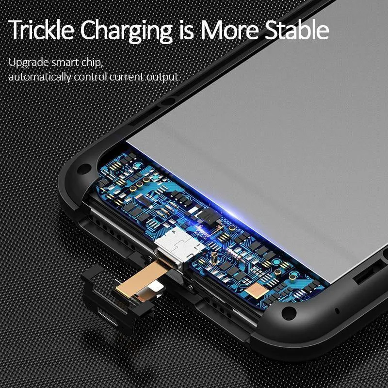 Batterie-Kasten für iPhone X XR XS XSmax, USAMS 4000mAh Fall des externen Ladegeräts Ersatzenergie-Bank-beweglicher Energie-Aufladungsfall