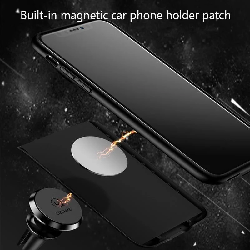 Für iPhone X 3200Ah Power Bank Case USAMS Akkuaufladung Ultra Slim Externes Pack Backup Tragbares Ladegerät Case für iPhone 10